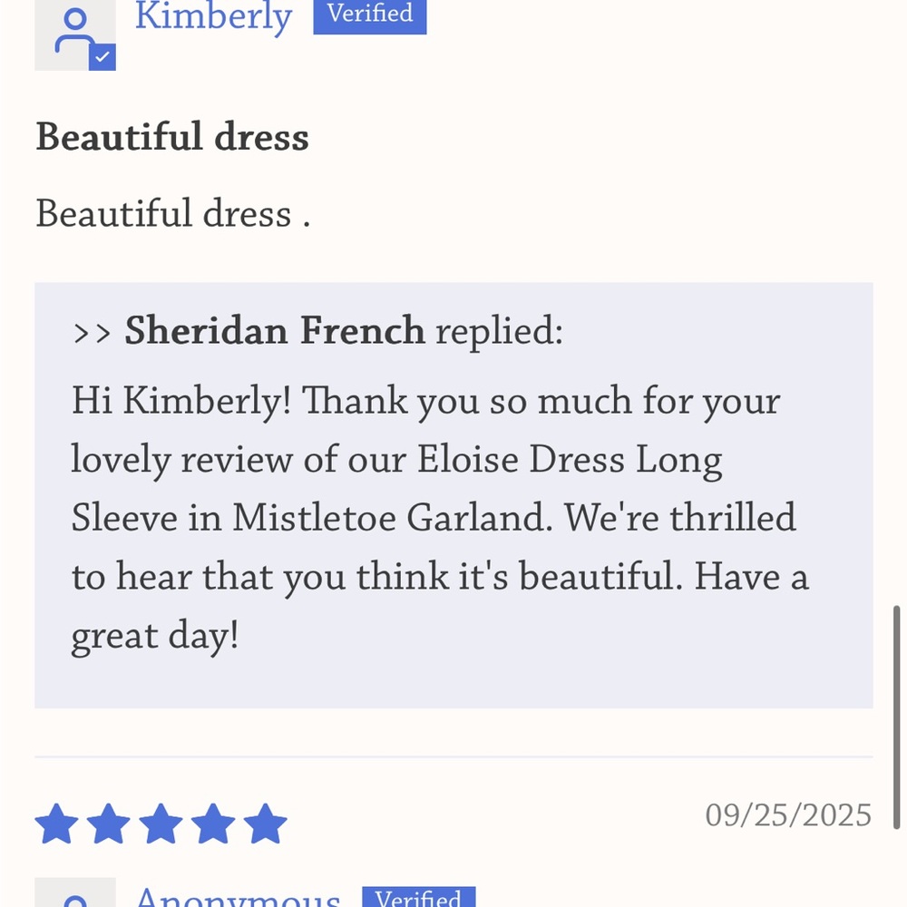 TBBC x Sheridan French | Eloise Dress in Sheridan French Floral
Luxury Sz Large - Picture 9 of 16